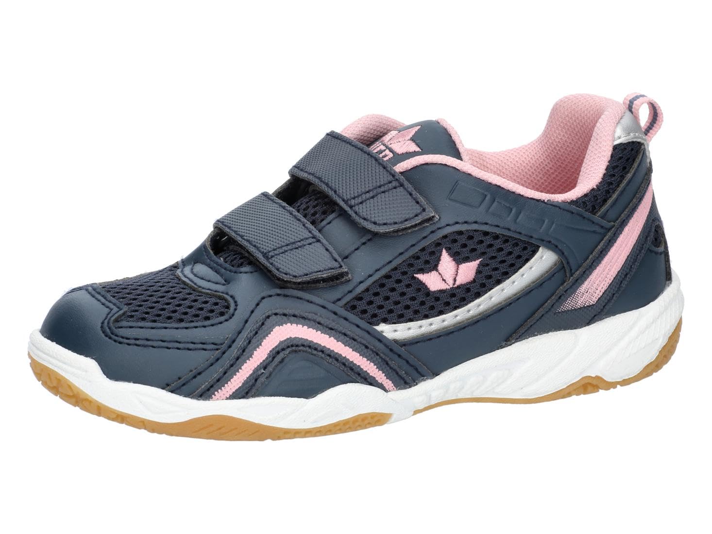 Lico Unisex Kid's Enjoy V Indoor Trainers, Navy Pink, 10.5 UK Child
