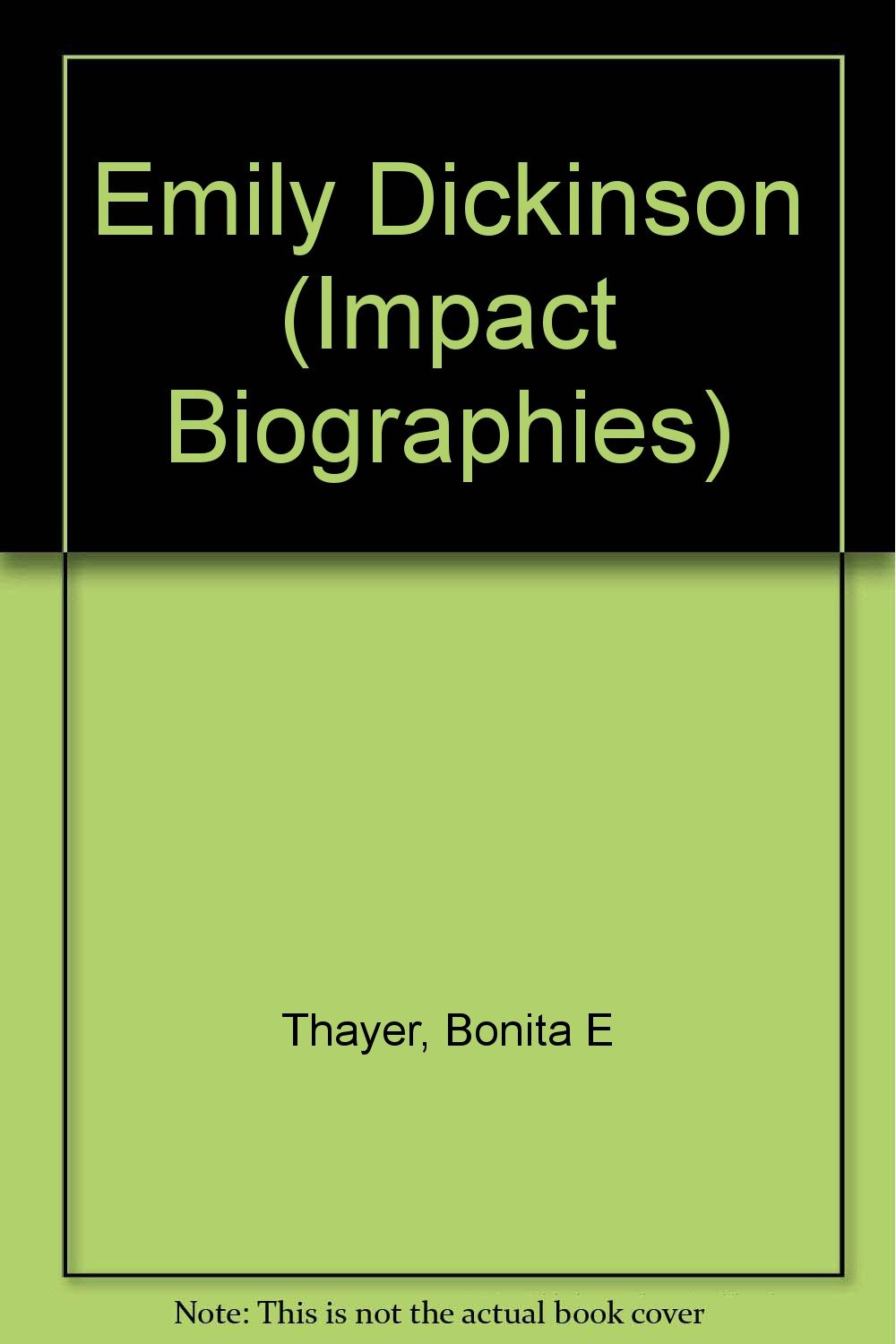 Buy Emily Dickinson (Impact Biographies) — BookShops.in
