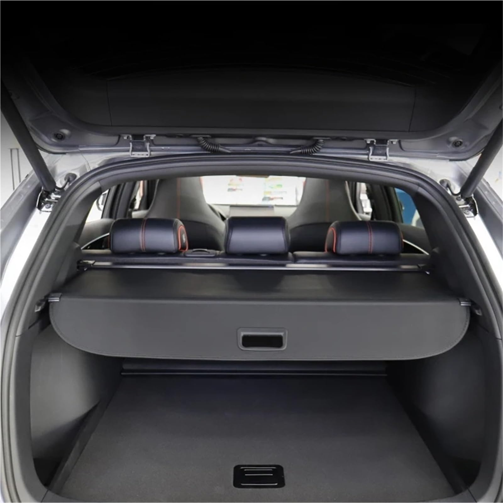 Générique Housse Colis Cargo Coque Couverture Coffre Rétractable pour A4 B9 pour Avant 2015-2024 Porte-Colis Bouclier Anti-Regard Confidentialité Intérieur Automobile(Carbone)
