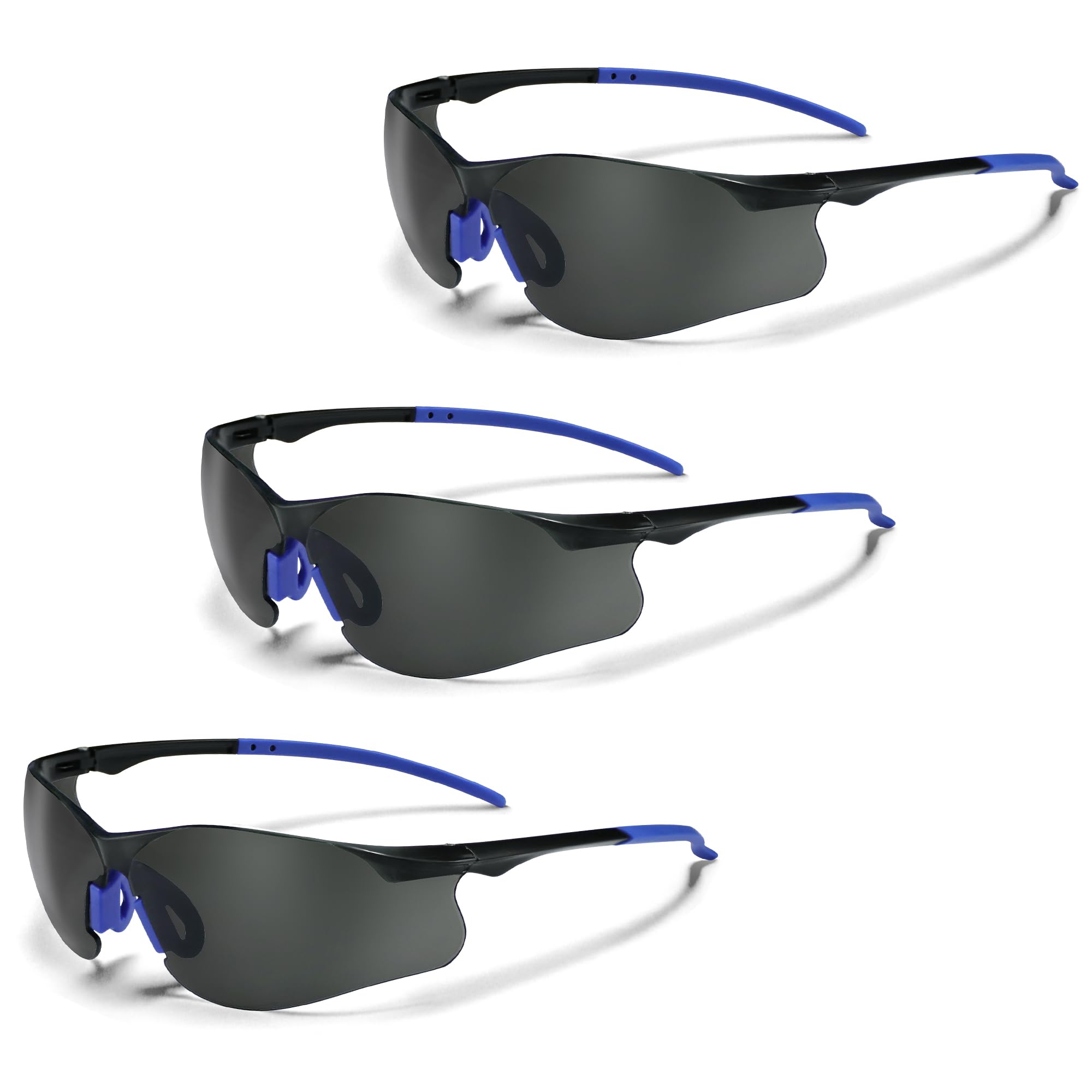 Clear Safety Glasses 3 Pack, Protective Eyewear UV Protection ANSI Z87.1, Safety Goggles Scratch & Impact Resistant, Eye Protection with Nose Pads for Men & Women Construction, Shooting, Lab Work — Amazon image 9