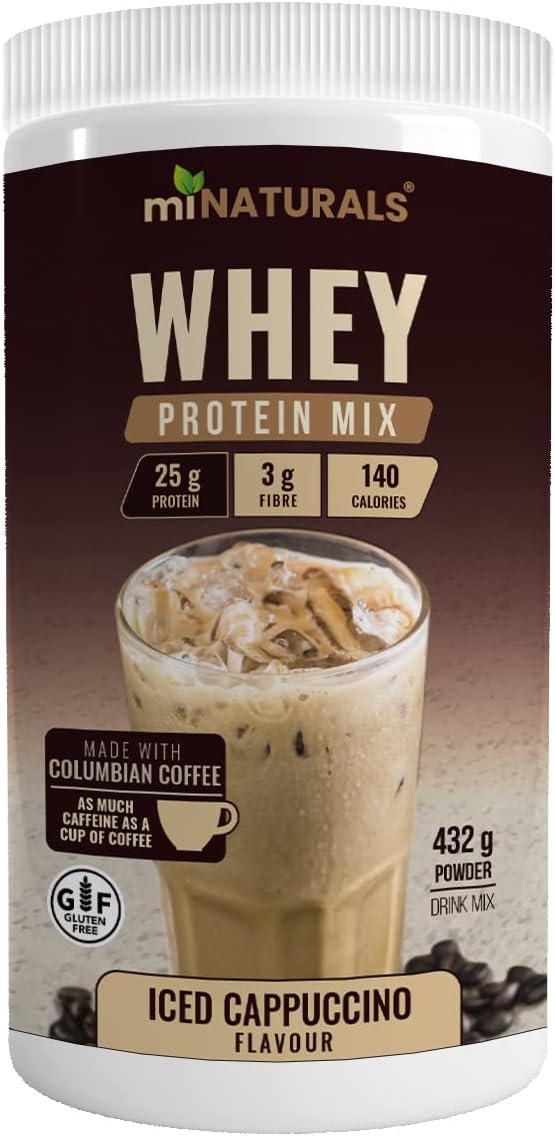 miNATURALS Whey Pure Isolate High Protein Drink Mix Powder, For Shakes