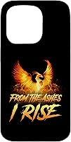 Vista 14 de Funda de regalo motivacional para iPhone 16 From the Ashes I Rise Phoenix Bird