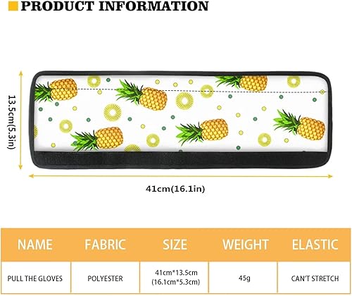 Miniatura 4 de WHOSGNIHT Juego de 2 fundas vintage para manija de puerta de refrigerador, mantiene las puntas de los dedos, protector de manchas de polvo y