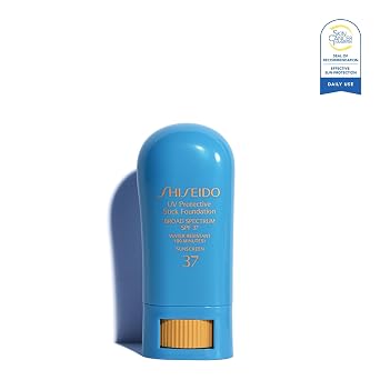 Shiseido UV Protective Stick Foundation - 9g (0.31 oz) - SPF 37 Protects Skin from UV Rays - Provides a Natural-Looking Finish