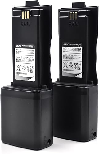 Miniatura 10 de ROWSHEP Paquete de 2 baterías de iones de litio BL-152 de 3.7 V 12 Ah de gran capacidad de repuesto para Walkie Talkie táctico Baofeng AR-152 con