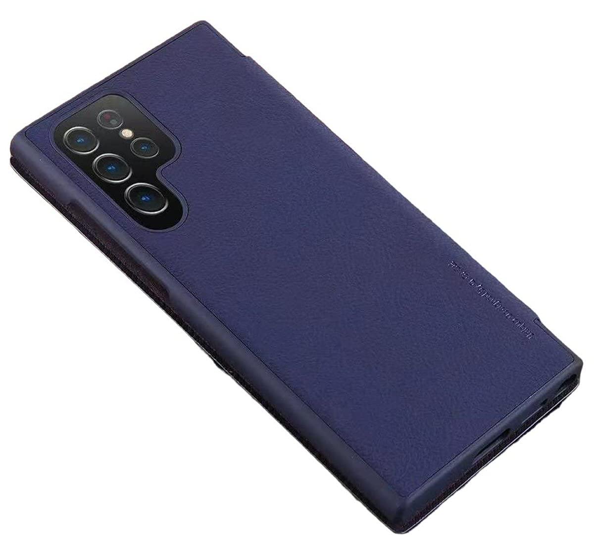 Compatible with Samsung Galaxy S23 Plus - G-Case PU Leather Flip Retro Wallet Card Holder Phone Case in Blue