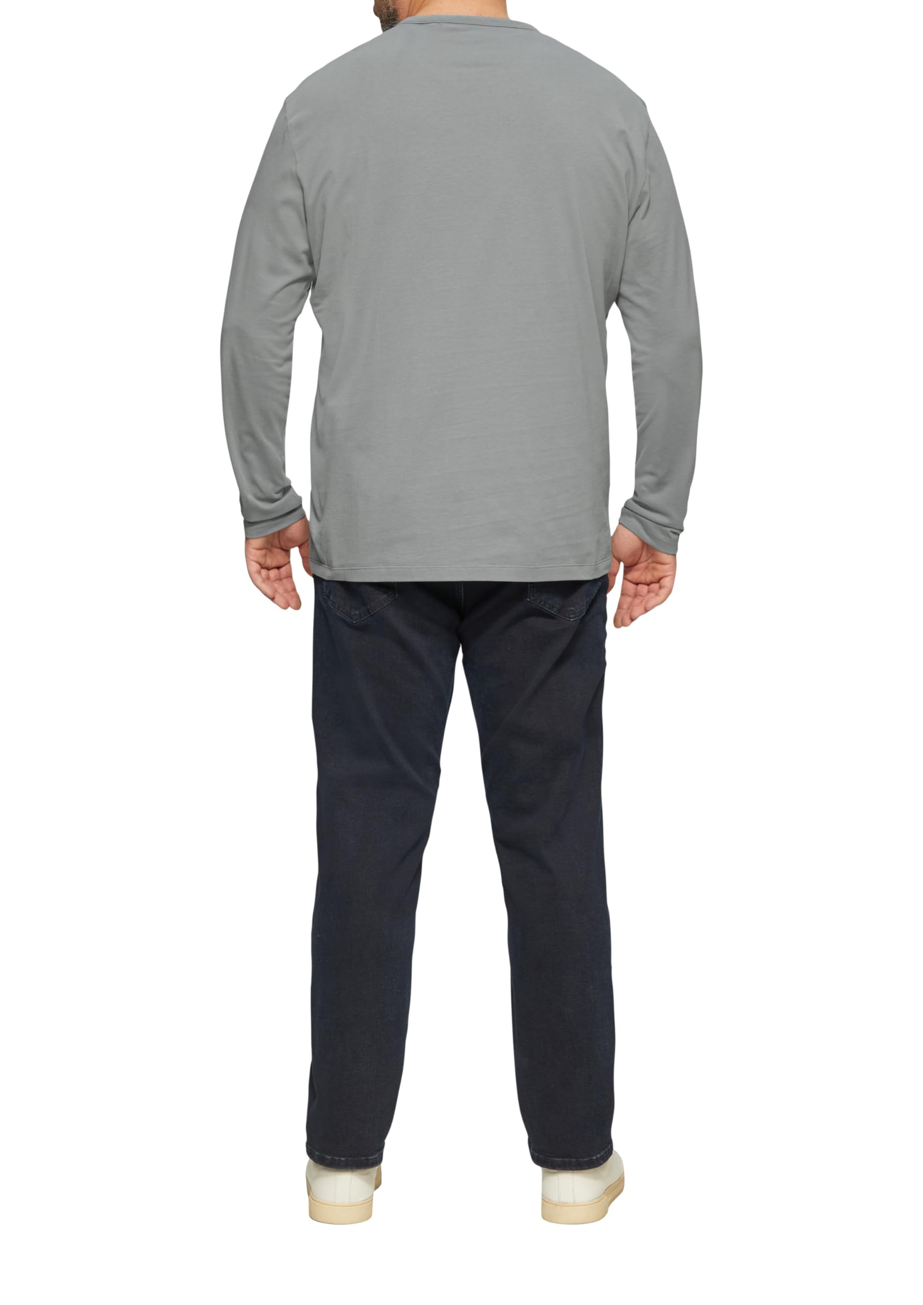 s.Oliver Langarmshirt mit Logo-Detail