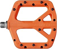Vista 10 de FIFTY-FIFTY Pedales de bicicleta de montaña, compuesto de nailon MTB antideslizante, pedales de bicicleta de 9/16 pulgadas, plataforma plana ligera