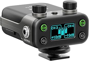 Amazon | Xvive エックスバイブ ワイヤレスピンマイクシステム 2.4GHz