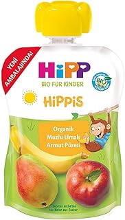 HiPP Organik Muzlu Elmalı Armut Püresi 100 gr 