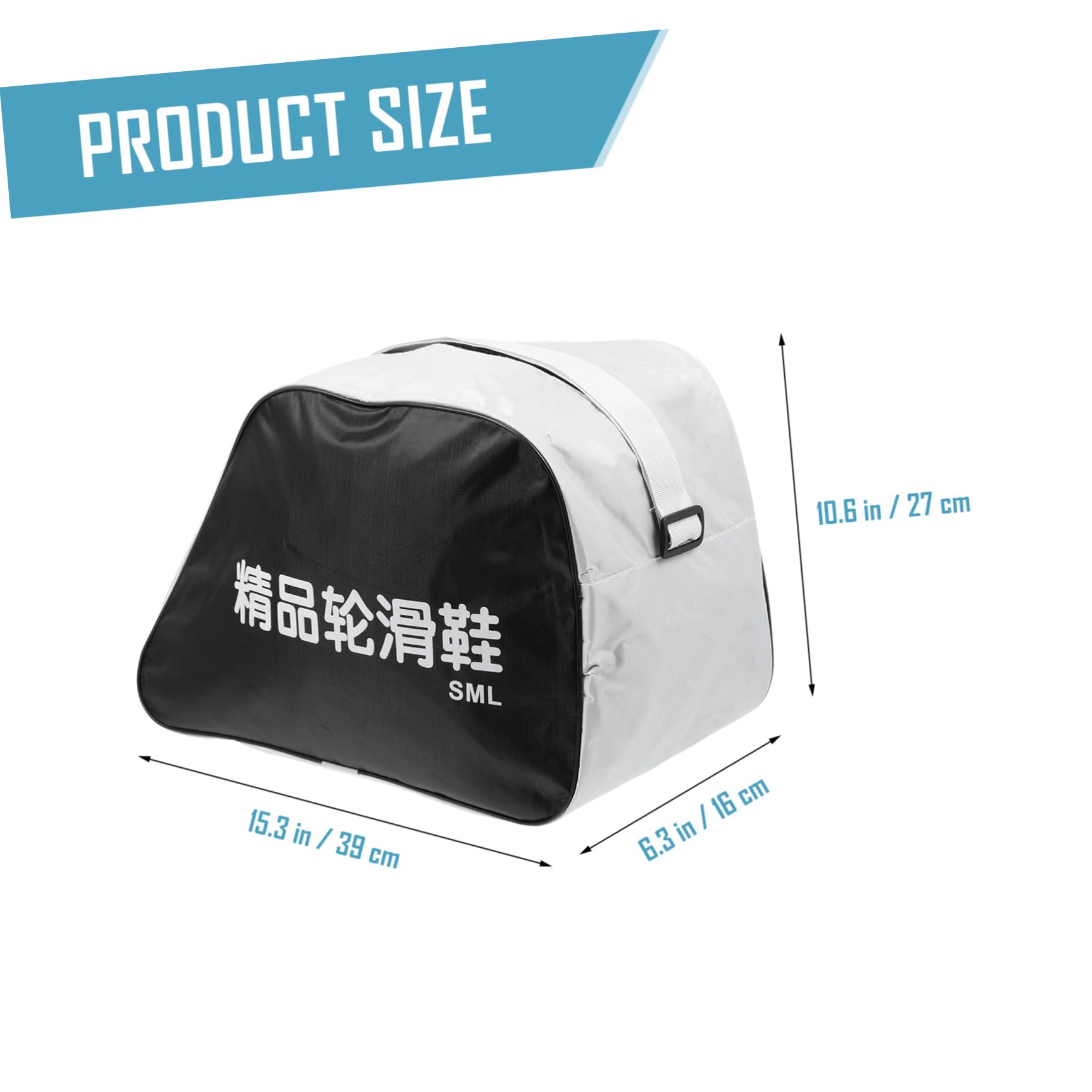 CORHAD Portable Ice Skate Bag Durable Multi Function Skate Container for Roller and Ice Skates Stylish Design for Outdoor Use Convenient Storage for Skating