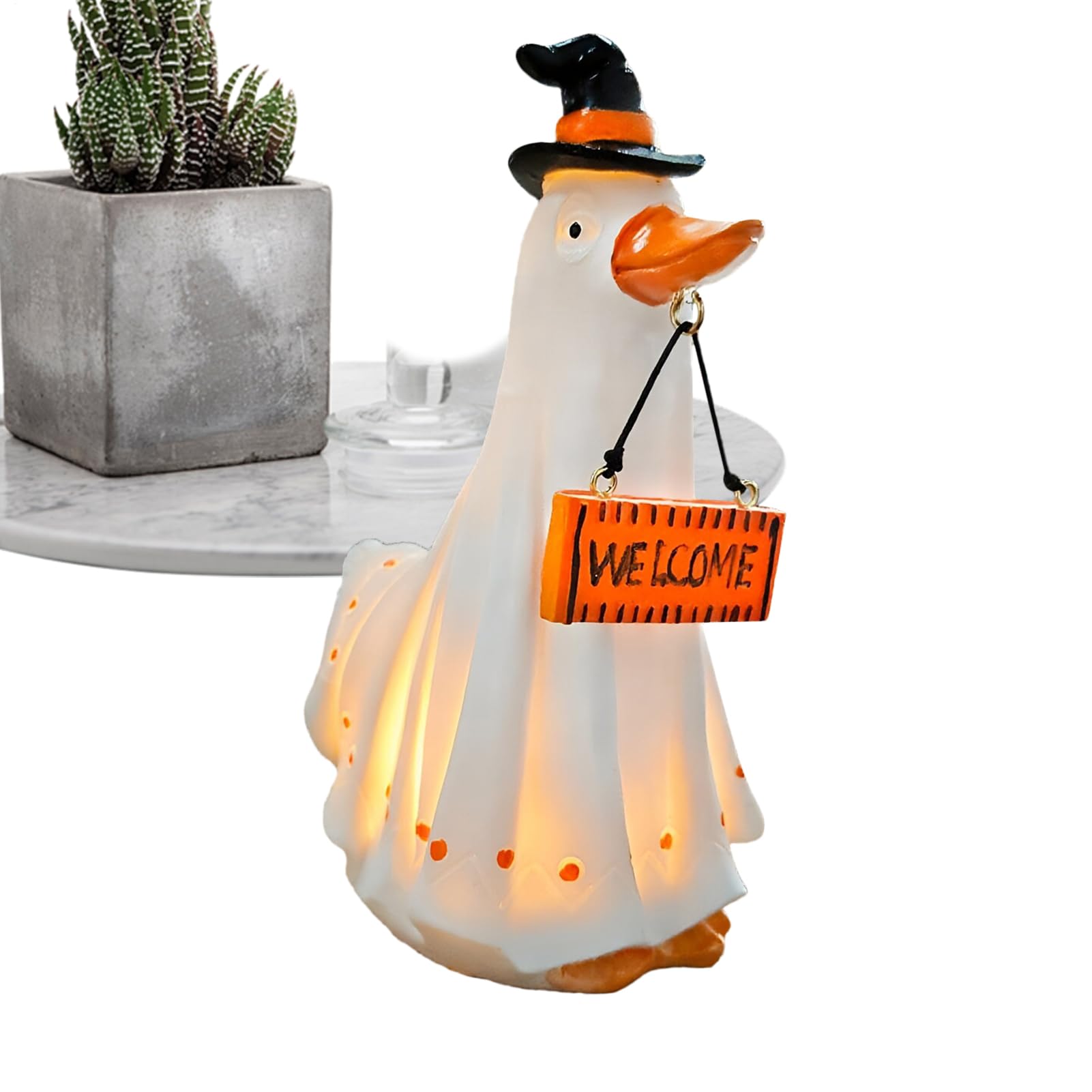Fantôme lumineux d'Halloween : illuminez votre jardin et vos fenêtres d'un éclat spectral.