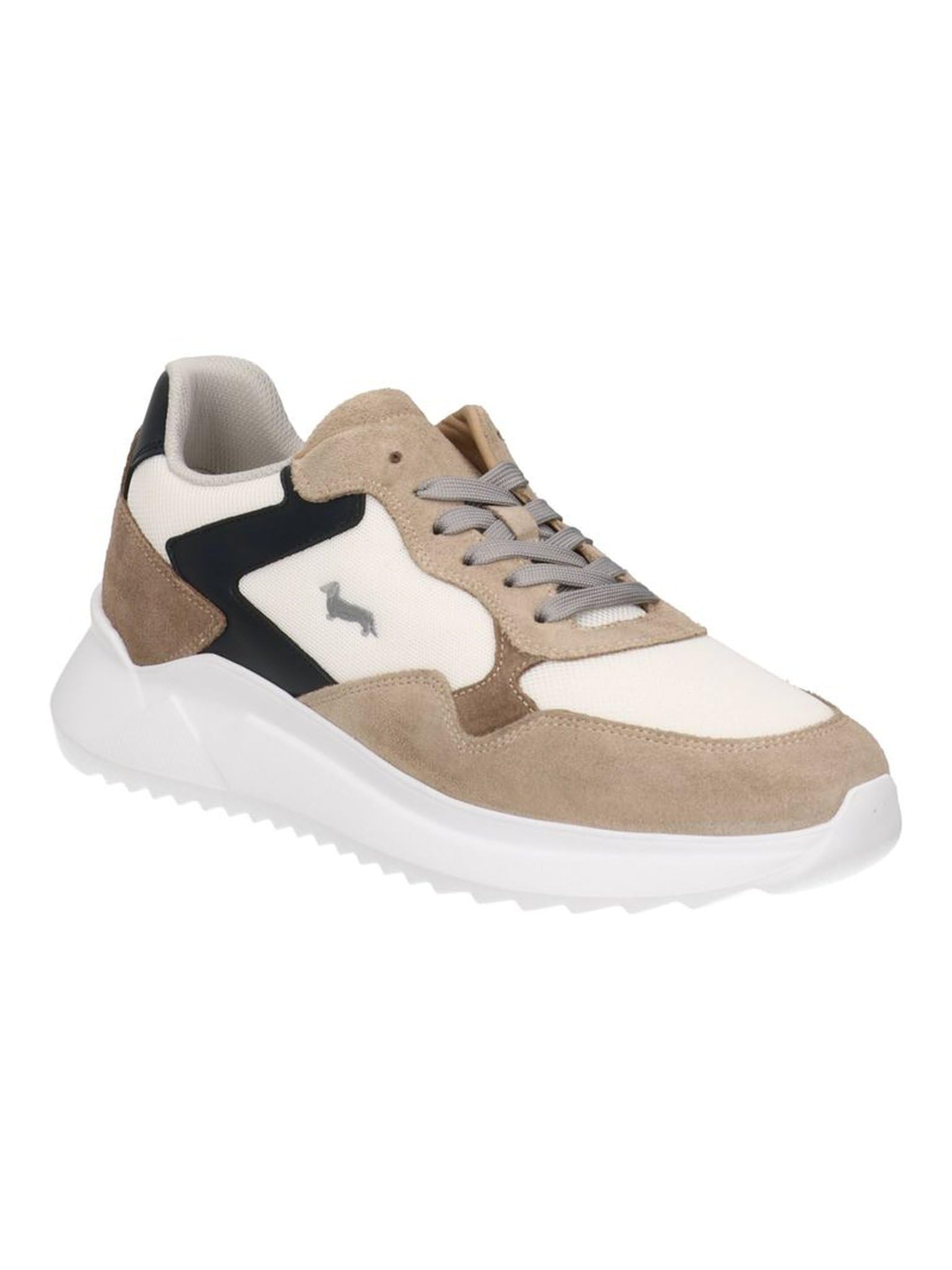 Harmont&Blaine Scarpa Uomo CAMOSCIO - Tex Mesh EFM261.130.BM0.CC 8051971507809-43 Beige Bianco 43