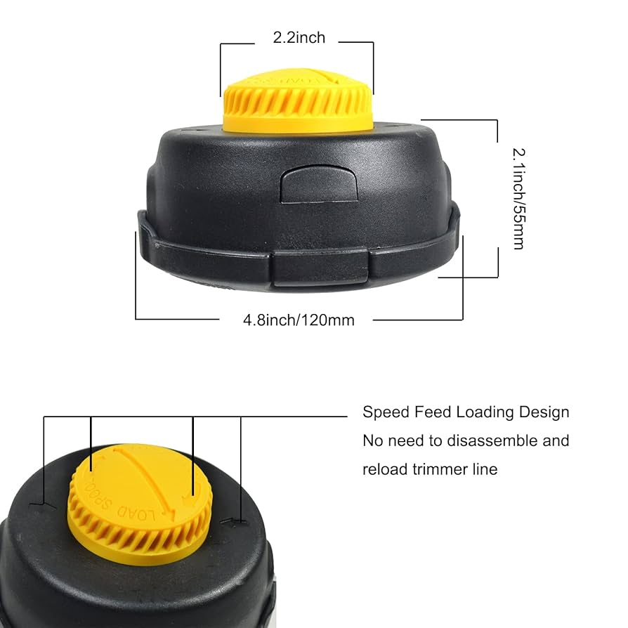 ドリ使用 Amazon.com: BGTOOL Speed Feed Easy Bump Trimmer Head Weed