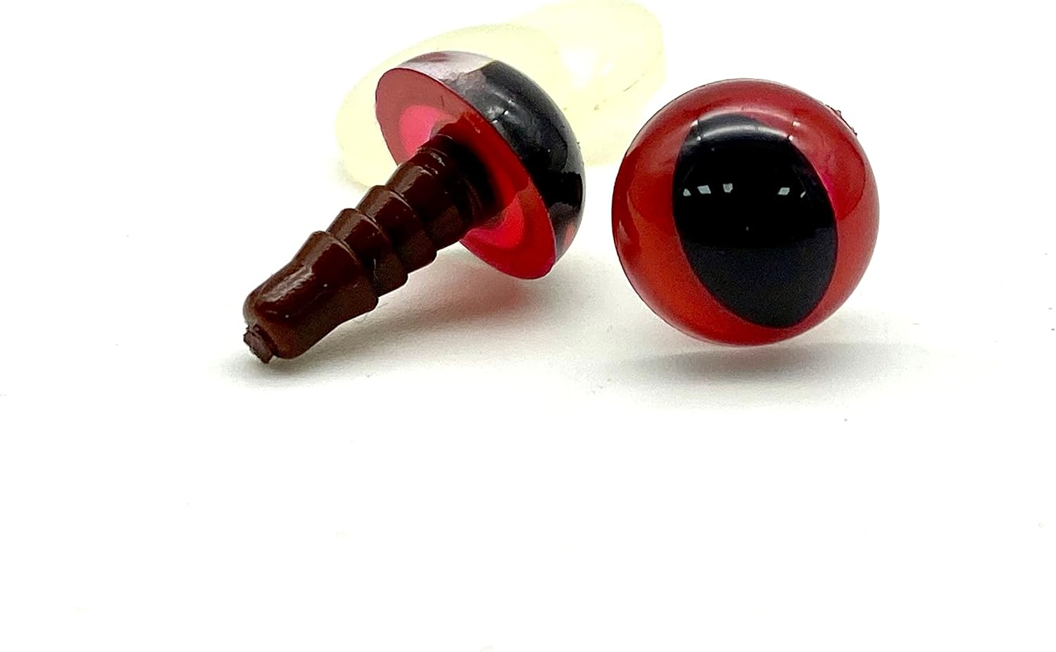 3dancraftit Plastic Safety Eyes with washers1/2" / 12mm 16 pcs Dark red EB49