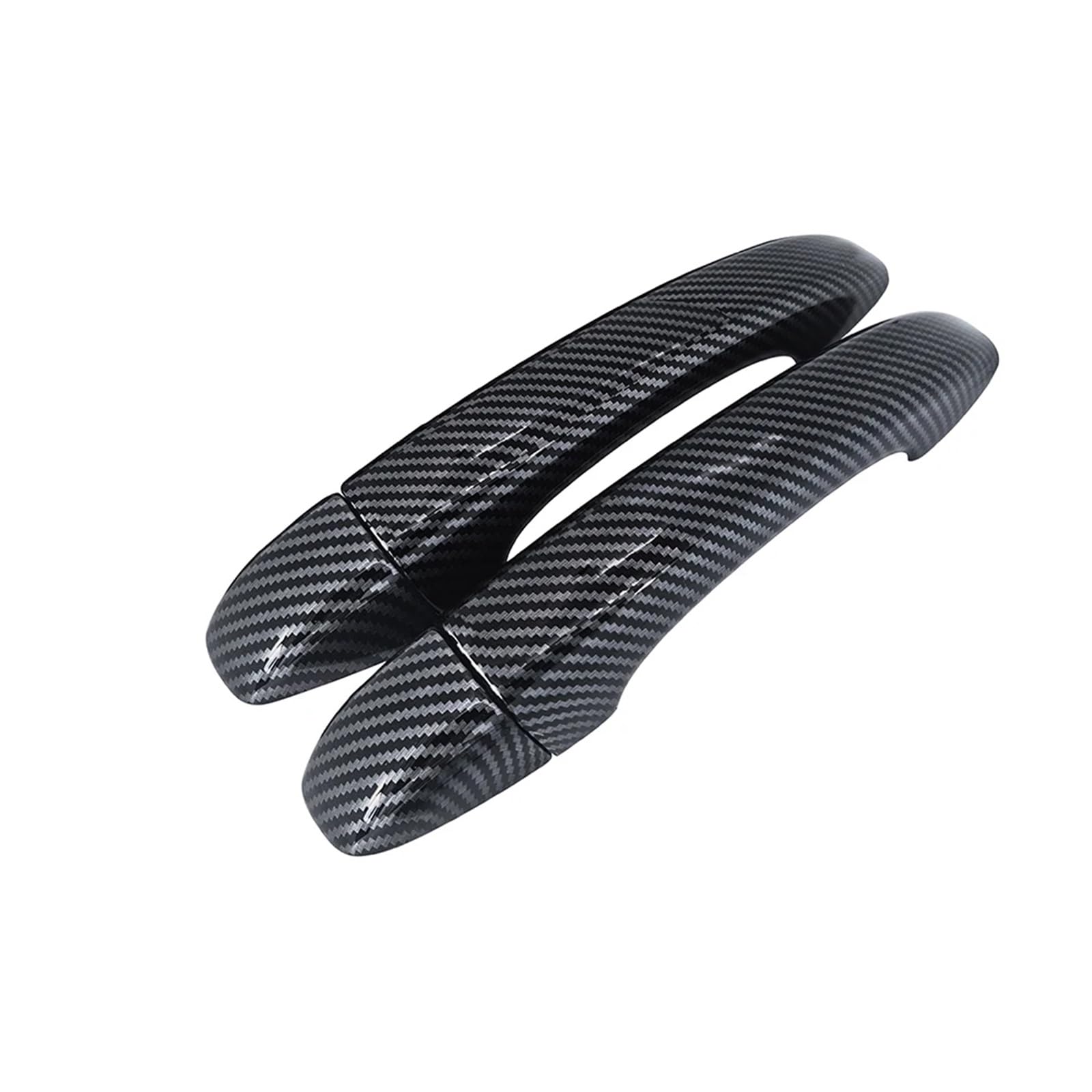 Zhauyorv Carbon Fiber Door Handle Covers Compatible With Mitsubishi Asx, 2019-2024