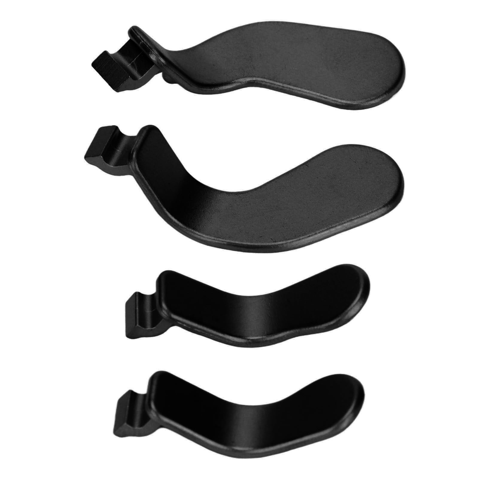 Łopatki do Kontrolera Wysokiej Jakości Metalowy Materiał ze Stali Nierdzewnej 4 Szt. do Kontrolerów Paddles Kompatybilny z Kontrolerami Bezprzewodowymi One Series 2.(czarny)