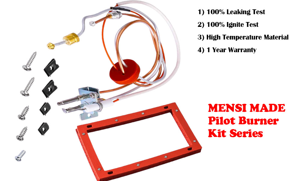 Upgraded SP20075/SP20305A Pilot & Igniter Assembly Kit - Fixes Rheem & GE Water Heater Issues