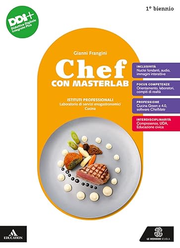 Chef con Masterlab. Con Un aiuto allo studio BES, Il quaderno dello chef. Per gli Ist. professionali. Con e-book. Con espansione online