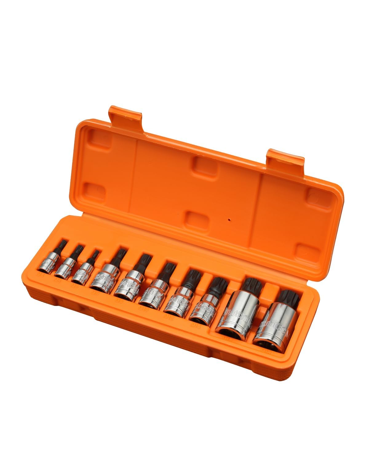 【juju and...】 JU JIAN TEC XZN Triple Square Spline Bit Socket Set, 10 Piece