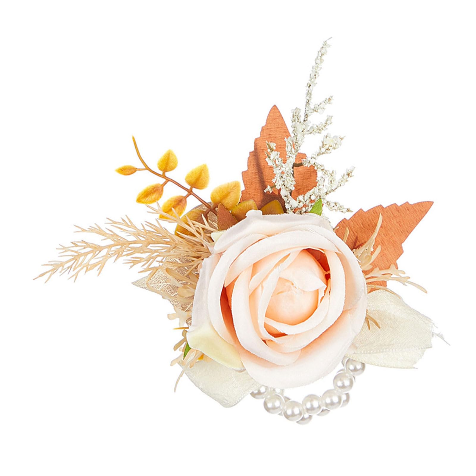 HDOYTXXM Artificial Flower Bouquet Silk Badges Bouquet for Bridal Decoration in Weddings Silk