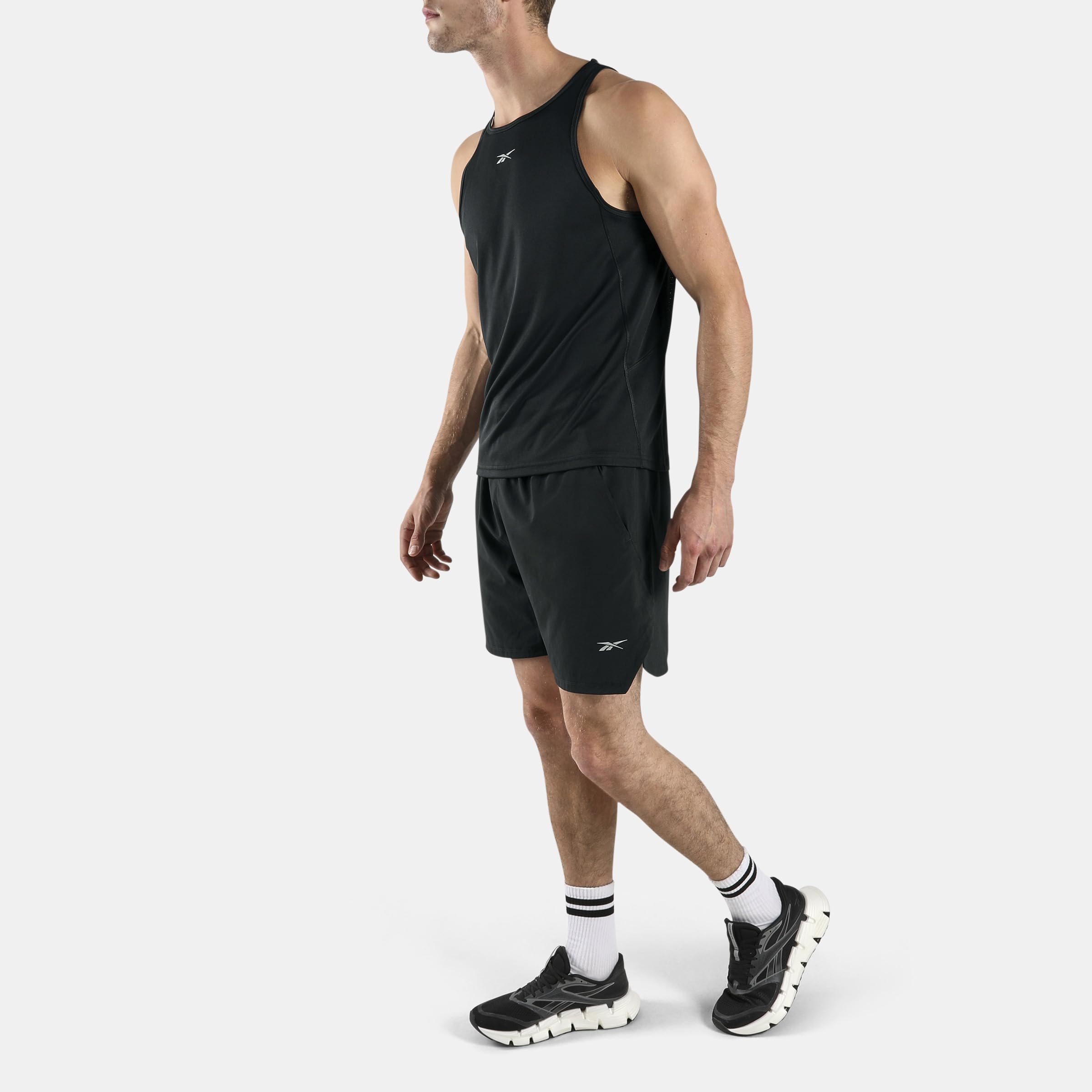 Reebok ID Run Shorts - Pantalones Cortos Informales Hombre
