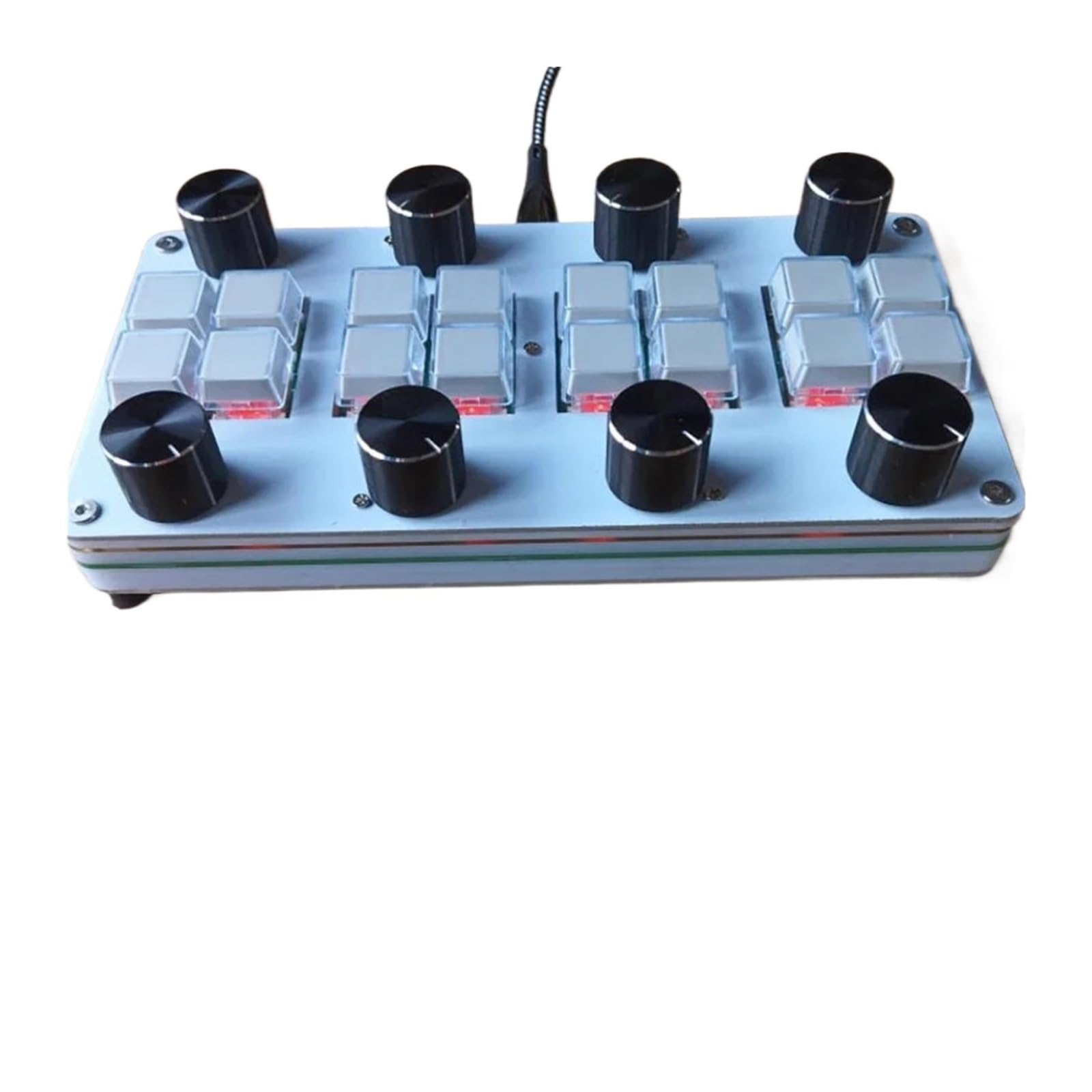 con 8 interruttori e 8 manopole di smorzamento for Software DAW - Nessun Driver richiesto, Controller Midi CC USB-C