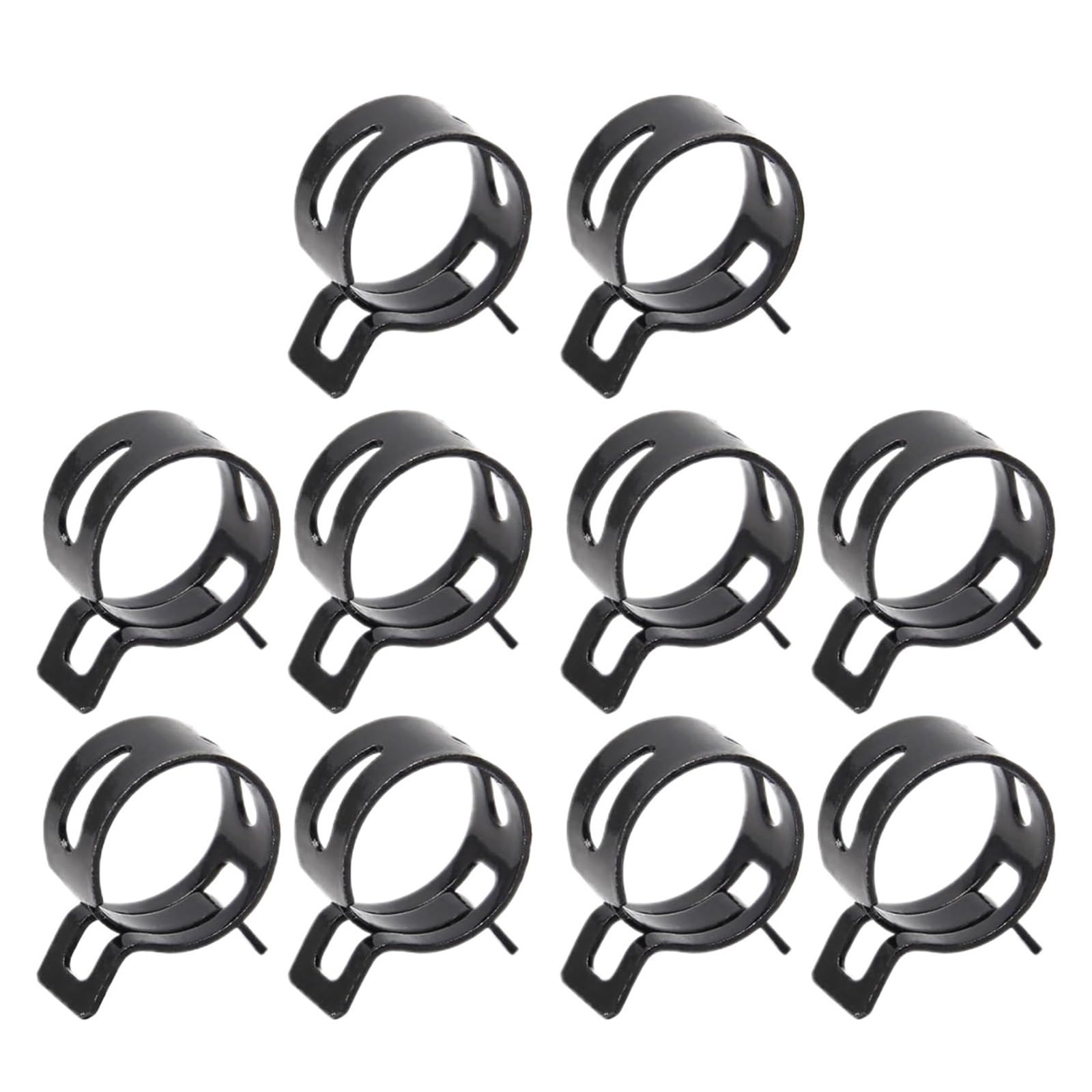 Abrazadera de manguera de resorte, 24 Uds. Clips de abrazadera resorte manguera acero inoxidable vacío combustible aceite agua aire 6-46mm fontanería(24pcs 44mm)