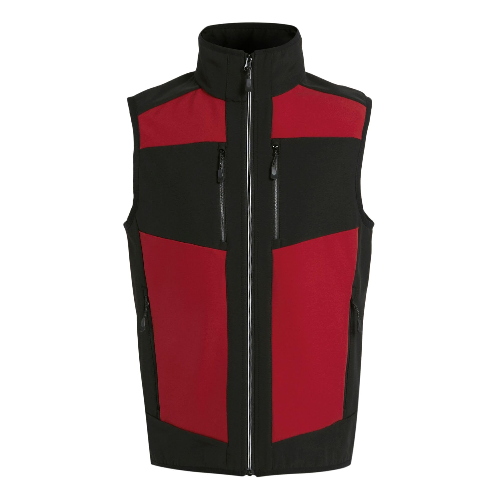 Regatta Mens E-volve 2 Layer Softshell Insulated Bodywarmer, Red/Black, XL UK
