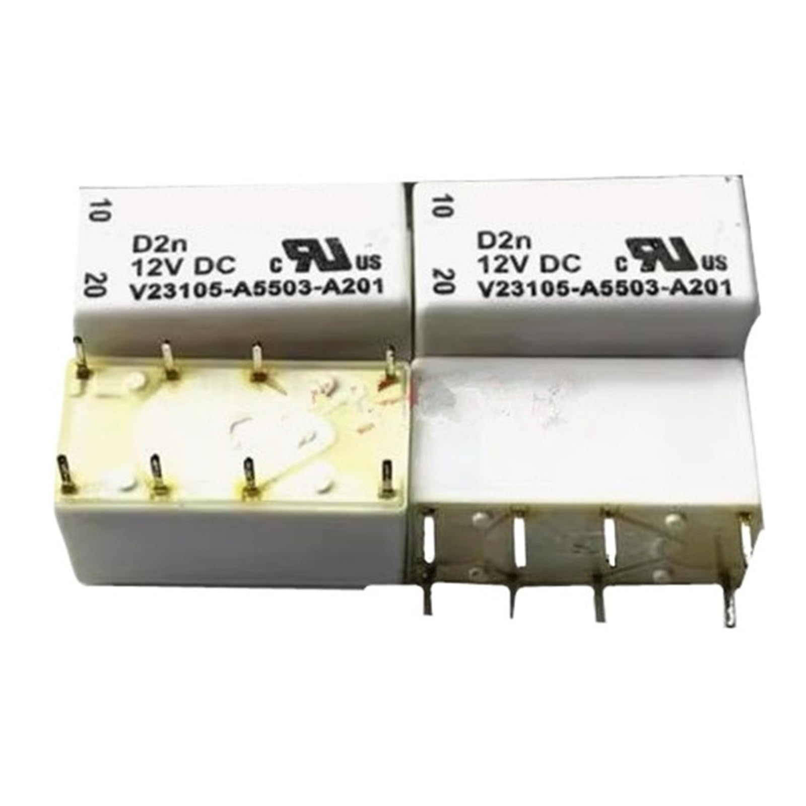 Relais 12V DC V23105-A5503-A201 à 8 broches pour commutation 2A stable
