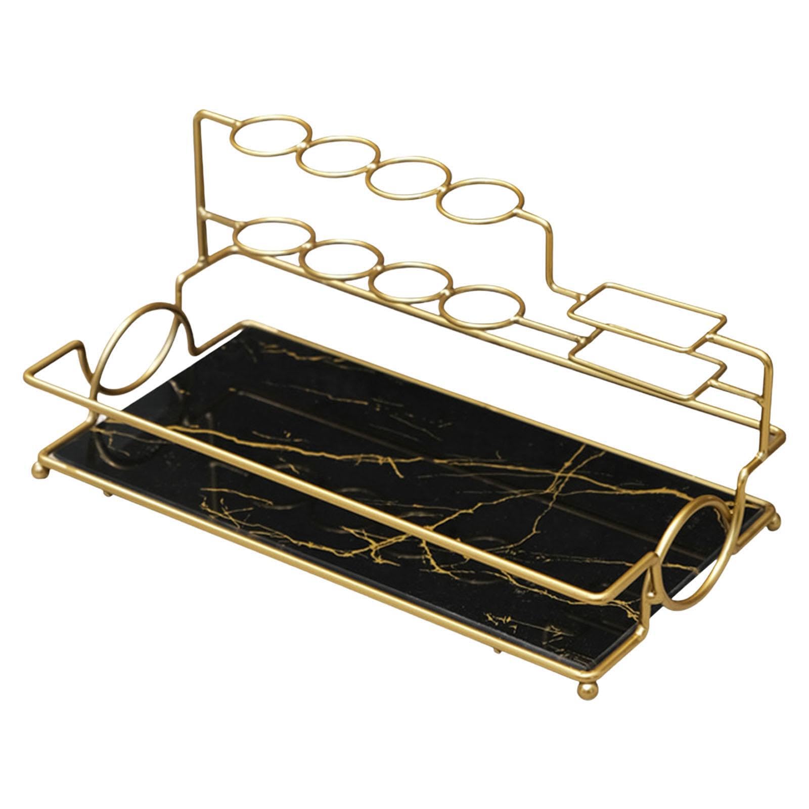 Étagère à maquillage autoportante en finition imperméable
