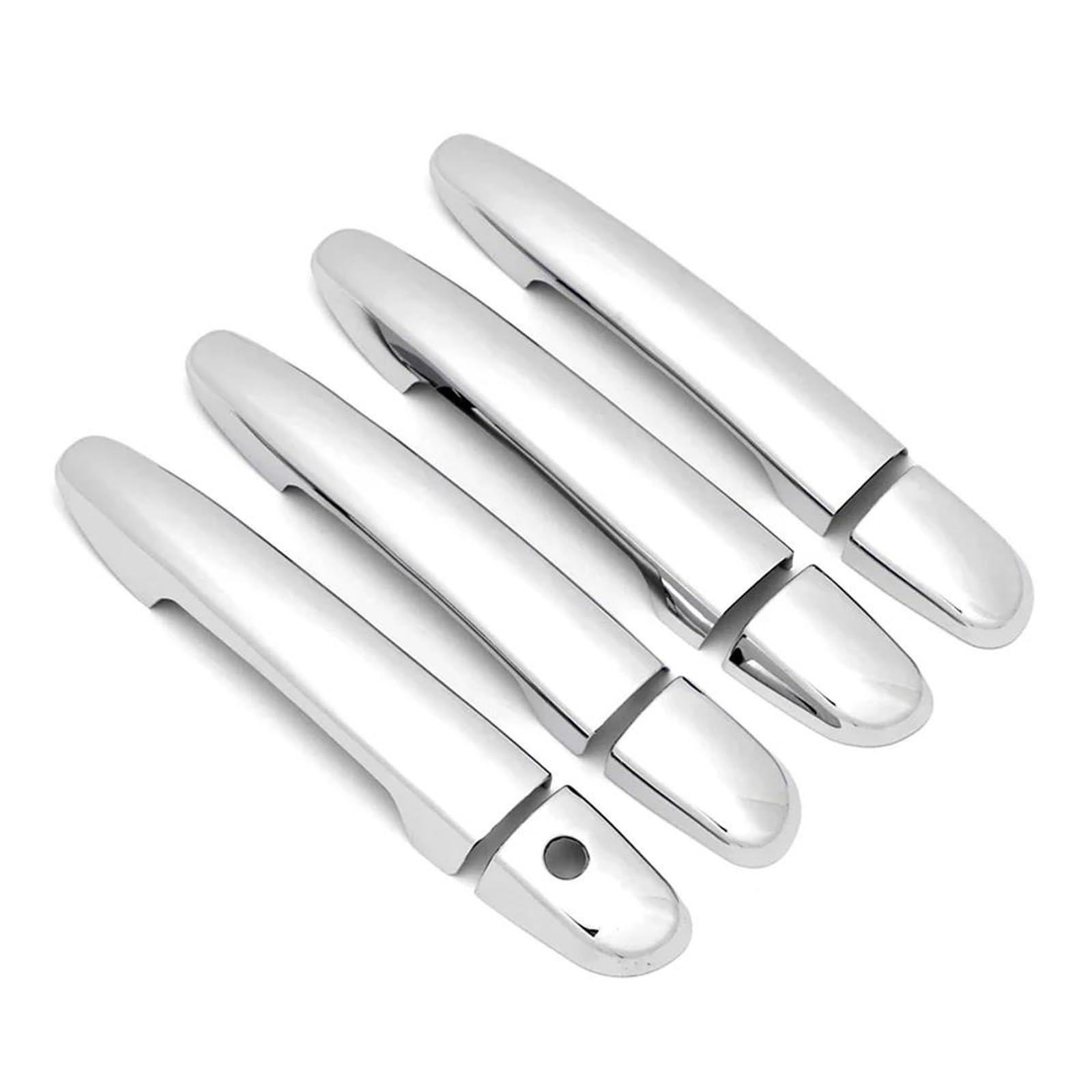Zapora Style 1 Chrome Door Handle Cover Trims & Door Bowl Cover Car Styling For Mazda For Cx3 2015 2016 2017 2018(Style 1)
