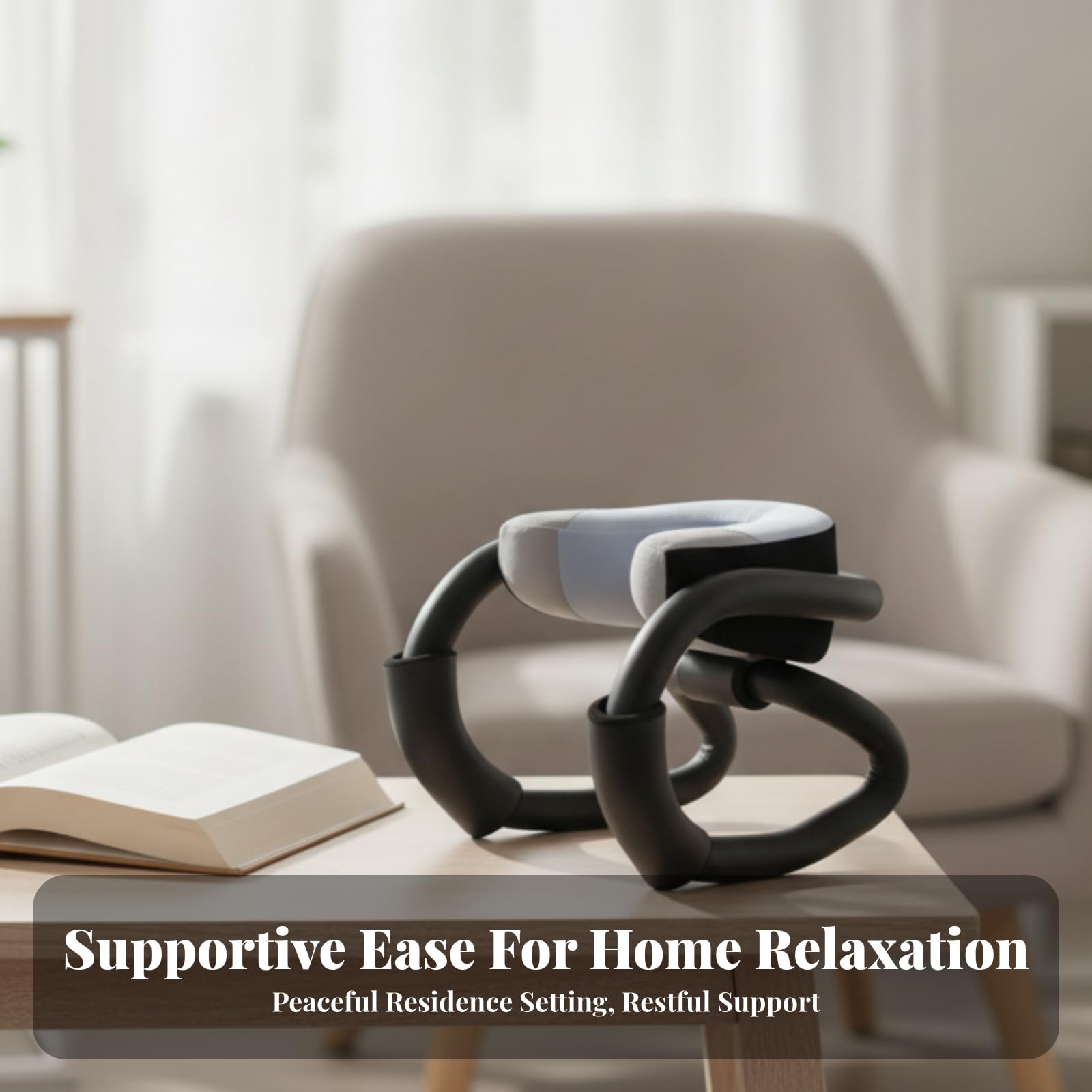 Soporte Cervical Moldeable Portátil Ergonómico, Almohada Cervical con Estructura Flexible, Ligero, para Viajes, Viajeros, Oficinistas