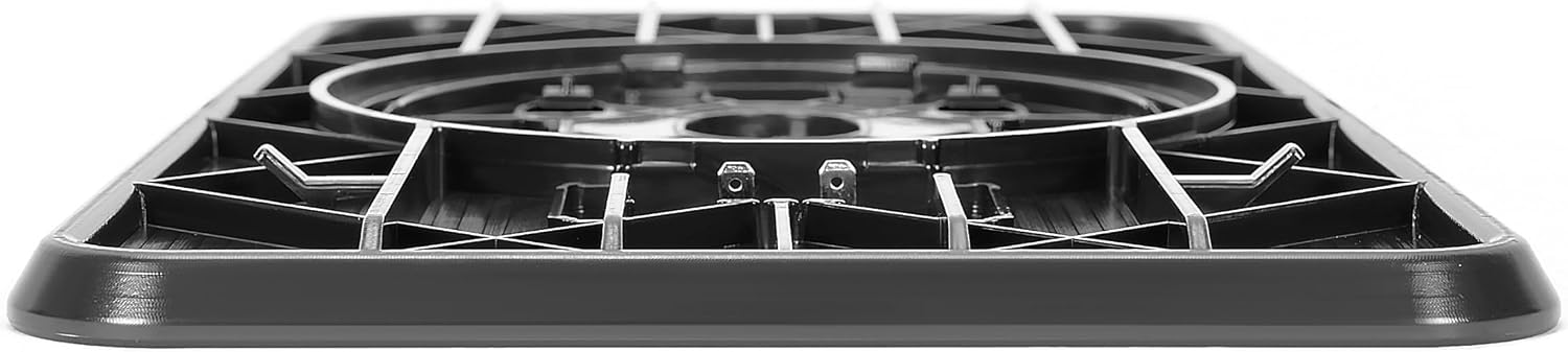 HECASA Upper Mirror Glass and Base Compatible with 2003-2009 Chevy Chevrolet Kodiak/GMC Topkick C4500 C5500 C6500 C7500 Replacement for 19120557 Upper Heated Wide Load Side View Mirror Glass