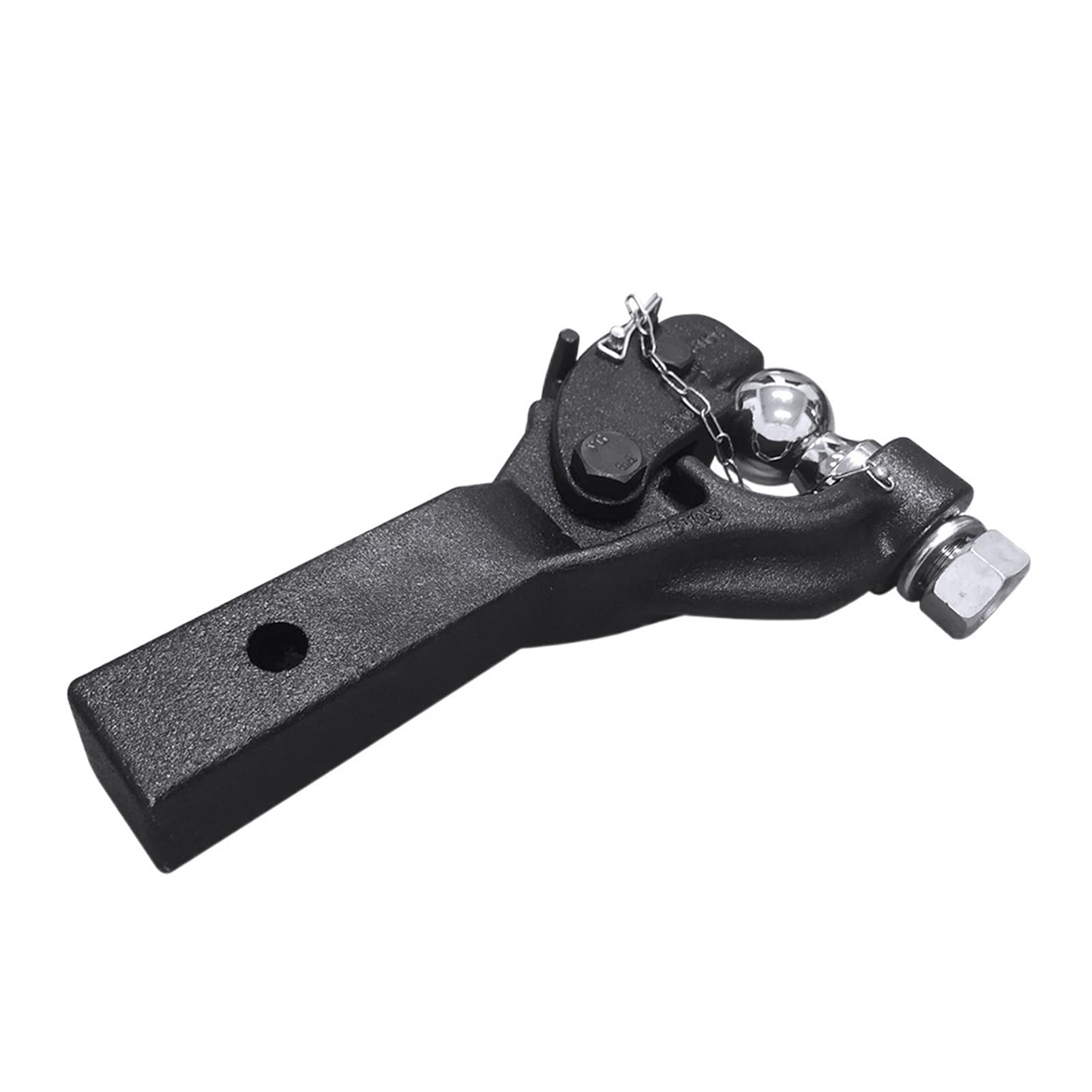Zaczep przyczepy, Ciężki Czapka 8 ton 2 Calowy Shart Shank 1-Hole Combo Pintle Hook Receiver Hak Holowanie 4WD. Części przyczepy ciężarówki