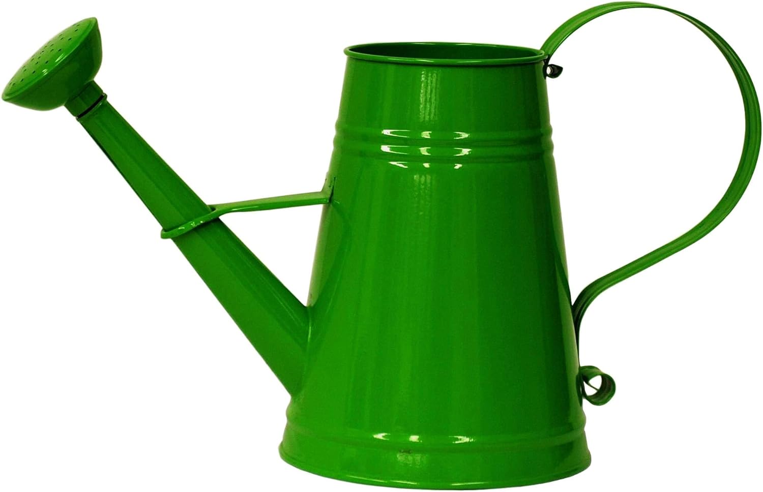 HIT 8566ESA Galvanized Heavy Gauge Steel Watering Can, 1Gallon, Sage