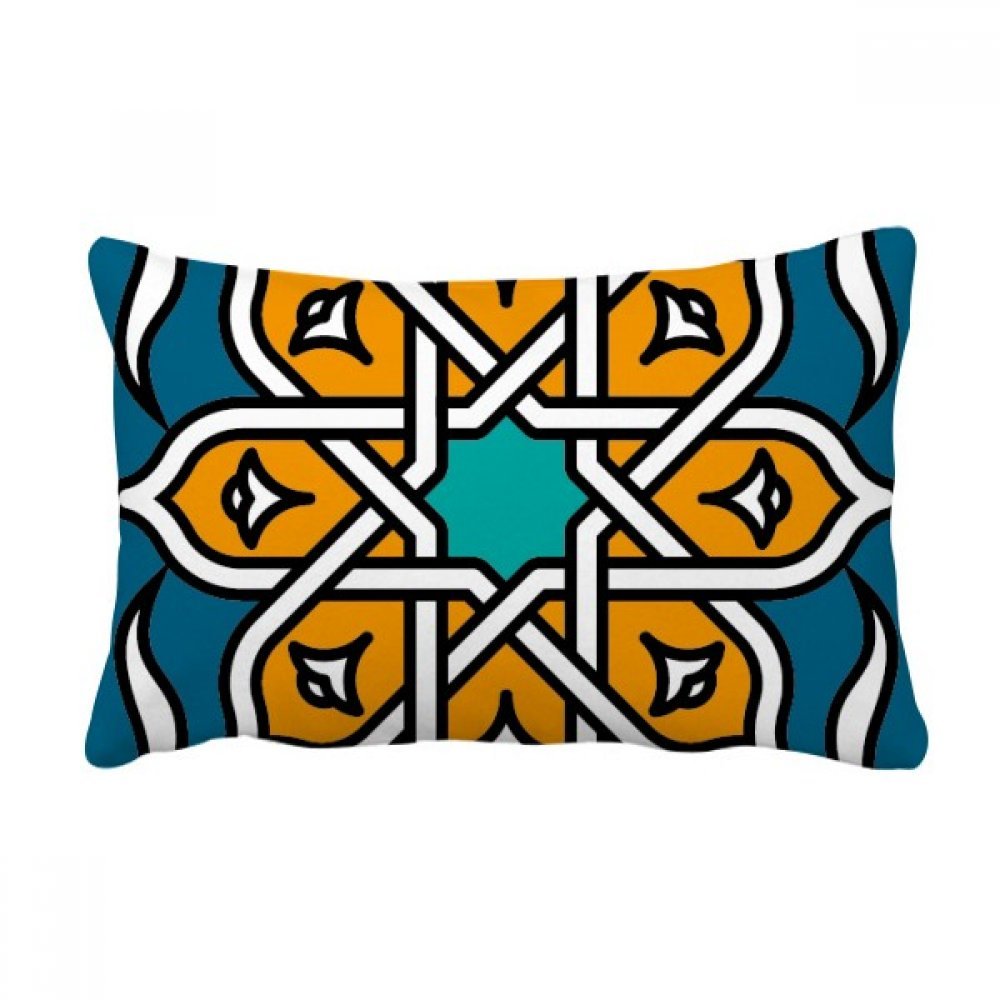 Coussin oreiller lombaire Maroc cadeau déco idéal fleur abstrait canapé