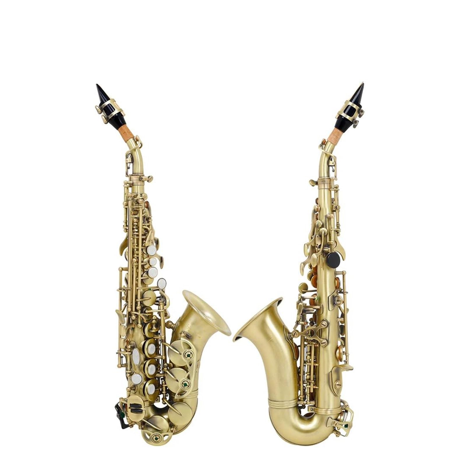 Zestaw Instrumentów Dętych Drewnianych Bb Soprano Saxophone Brass Z Futerałem Pasek Na Stroiki Akcesoria Profesjonalny Instrument Dęty Drewniany Saksofon