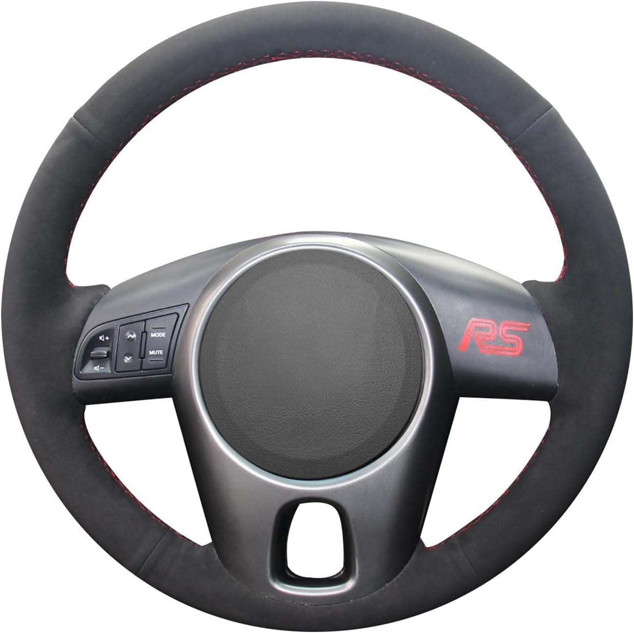 Loncky Genuine Leather Car Custom Fit Hand Stitched OEM Steering Wheel Cover for Kia Rio 2010 2011/2010 2011 2012 2013 Kia Forte / 2010 2011 2012 2013 Kia Soul Accessories