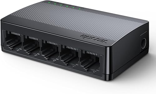 Tenda TE-SG105 5-Port Gigabit Ethernet Switch, Black