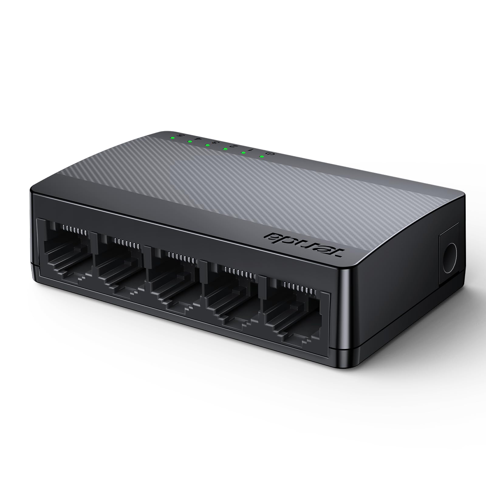Tenda 5 Port Gigabit Unmanaged Ethernet Switch, Ethernet Splitter, Network Hub, 5 x 10/100/1000Mbps Ports, Plug & Play, Desktop & Wall Mount Ethernet Hub Splitter, Fanless Design (SG105-EU)