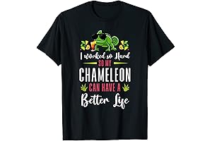 I Work Hard So My Chameleon Can Have A Better Life Cocktail T-Shirt