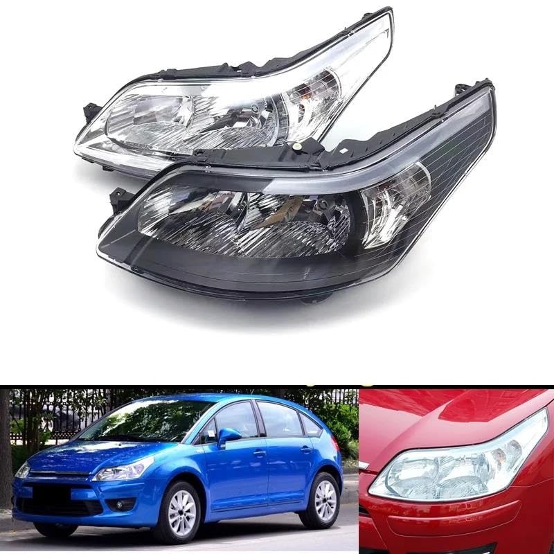 Jeu phares Citroen C4 avec feu circulation diurne haute précision