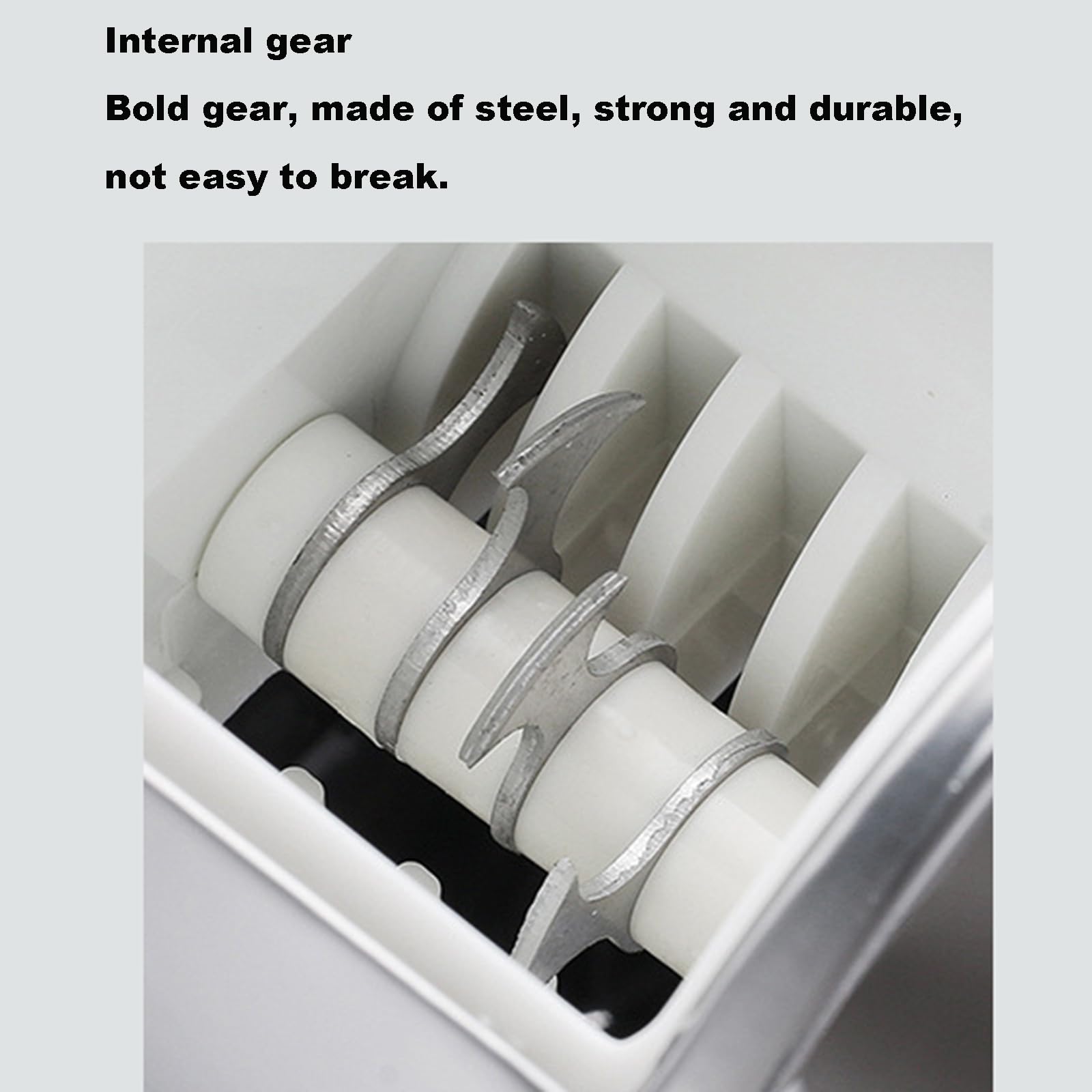 Trituradora de Hielo Manual, máquina de Afeitar con trituradora de Hielo de Acero Inoxidable, con manivela, para Conos de Nieve, granizados, cócteles congelados y Hielo picado