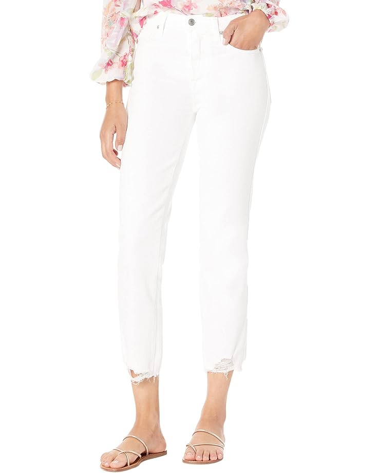 7 For All Mankind High-Waisted Cropped Straight in Soleil - Main View