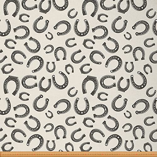 Tissu d'ameublement vintage de qualité supérieure à motif fer à cheval pour assise