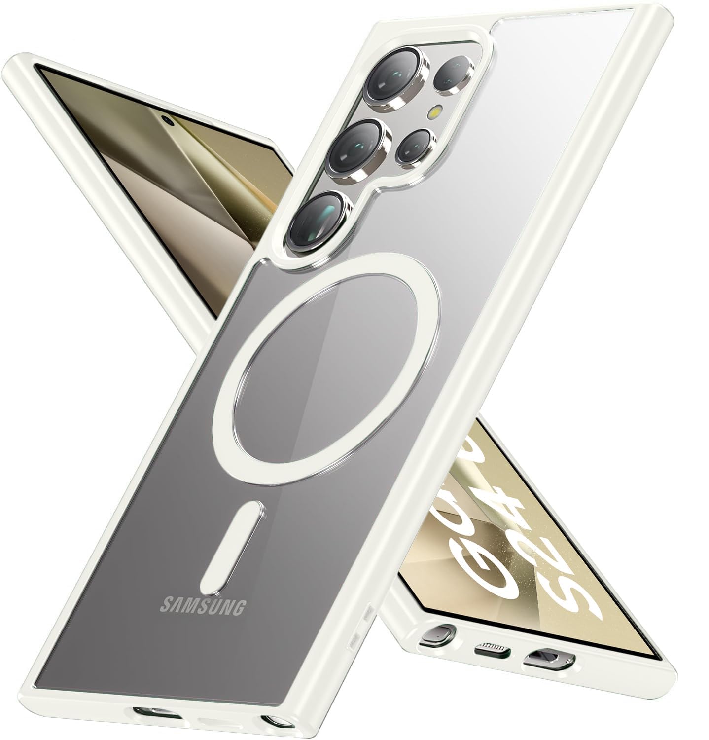 DIZORO Compatible Samsung Galaxy A17 5g Case,Compatible with MagSafe, Non Yellow Military-Grade Drop Protection & Hard PC Back Cover Slim Transparent Anti-Scratch Shockproof Phone Case - Black — Amazon image 18