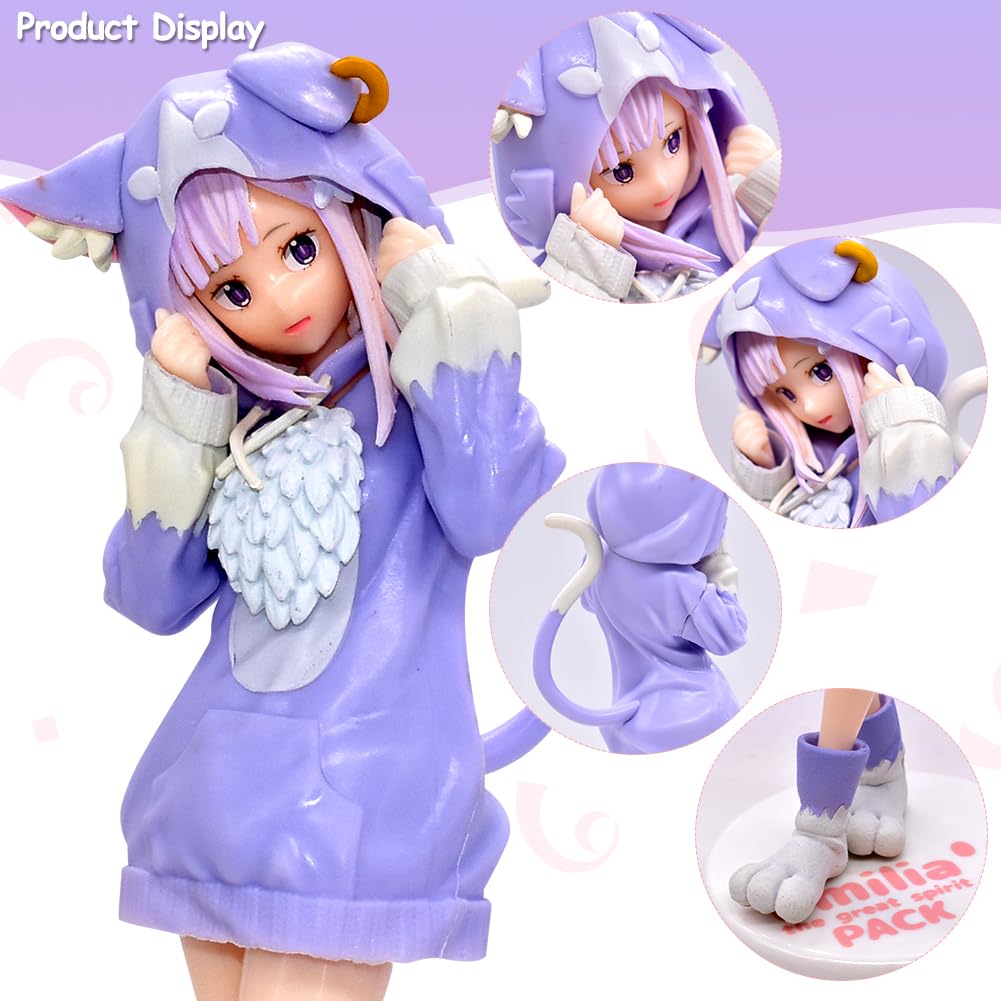 MIFKLMV Re-m Anime Figure, 8.2 Inch Rem Action Figure Re,Zero - Image 2