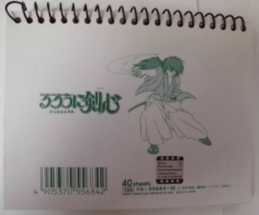 Amazon.co.jp: るろうに剣心 明治剣客浪漫譚 メモ帳 40枚 表紙