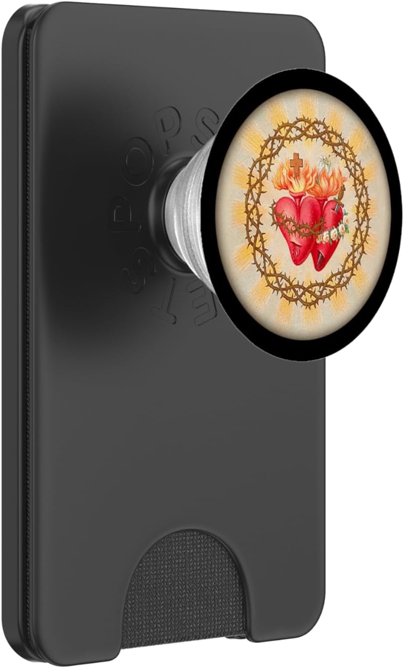 Catholic Pop Socket - Sacred Heart Religious PopSockets PopWallet for MagSafe